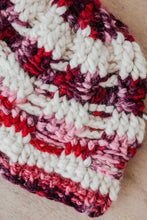 Load image into Gallery viewer, Christmas Crochet Beanie Pattern with Furry Pom Pom