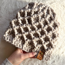 Load image into Gallery viewer, Chunky Diamond Stitch Crochet Beanie Pattern