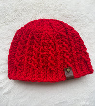 Load image into Gallery viewer, Crochet Cable Beanie Pattern with Brim