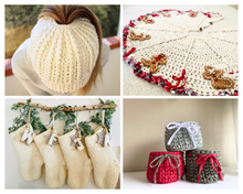 Load image into Gallery viewer, Christmas Pattern Bundle | 4 Crochet Patterns for Christmas projects
