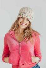 Load image into Gallery viewer, Easy crochet beanie for beginners | V stitch beanie crochet pattern