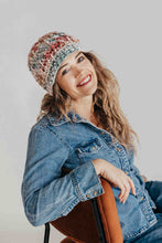 Load image into Gallery viewer, Crochet Cable Beanie Pattern with Brim