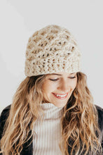 Load image into Gallery viewer, Chunky Diamond Stitch Crochet Beanie Pattern