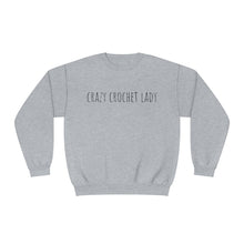 Load image into Gallery viewer, Crazy Crochet Lady Unisex NuBlend® Crewneck Sweatshirt