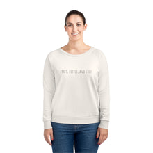 Load image into Gallery viewer, Craft Coffee and Chill Women's Dazzler Relaxed Fit Sweatshirt