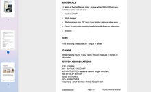 Load image into Gallery viewer, screenshot of christmas stocking pattern