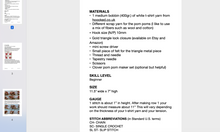 Load image into Gallery viewer, screenshot of pom pom clutch crochet pattern