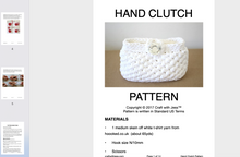 Load image into Gallery viewer, screenshot of hand clutch pattern