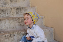 Load image into Gallery viewer, little boy sticking tongue out wearing gray slouchy beanie