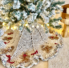 Load image into Gallery viewer, Gingerbread Tree Skirt Pattern
