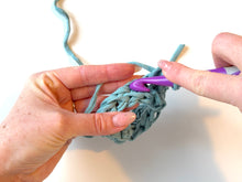 Load image into Gallery viewer, Crochet Plastic Bag Holder Pattern for the kitchen
