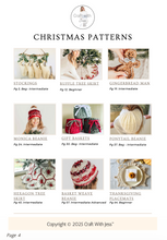 Load image into Gallery viewer, Christmas Crochet Patterns E-Book | Crochet Christmas Projects
