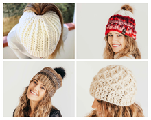 Load image into Gallery viewer, Crochet Beanie Patterns Bundle | Crochet hat patterns
