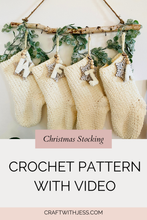 Load image into Gallery viewer, November Crochet Workshop | Christmas Stockings
