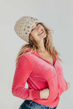 Load image into Gallery viewer, Easy crochet beanie for beginners | V stitch beanie crochet pattern
