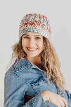 Load image into Gallery viewer, Crochet Cable Beanie Pattern with Brim
