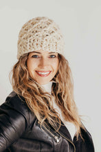Load image into Gallery viewer, Chunky Diamond Stitch Crochet Beanie Pattern

