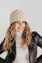 Load image into Gallery viewer, Chunky Diamond Stitch Crochet Beanie Pattern
