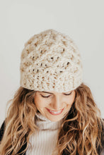 Load image into Gallery viewer, Chunky Diamond Stitch Crochet Beanie Pattern

