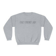 Load image into Gallery viewer, Crazy Crochet Lady Unisex NuBlend® Crewneck Sweatshirt
