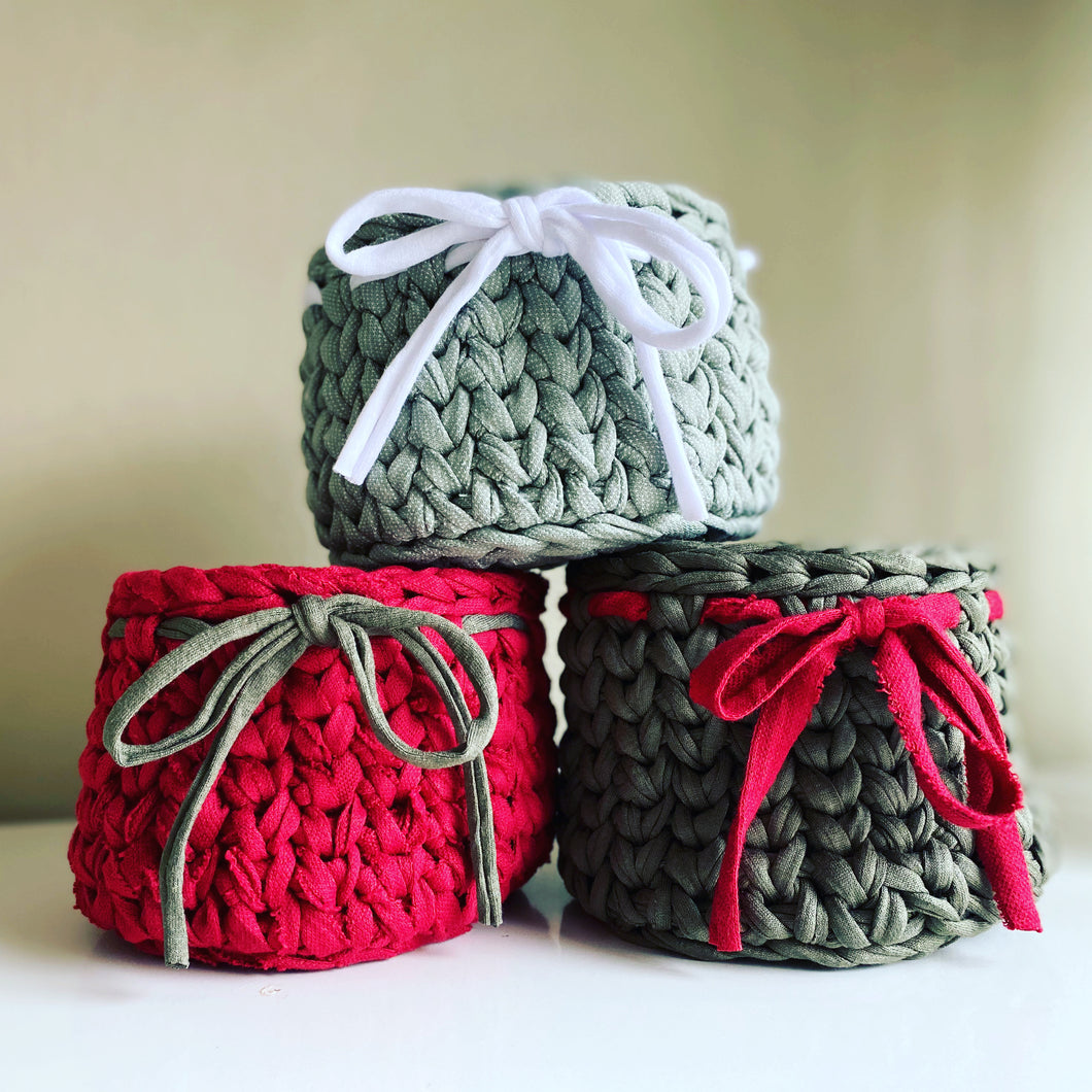 Free mini basket pattern