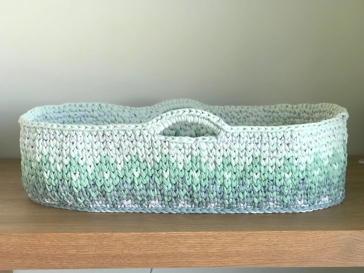 Crochet Baby Bassinet  