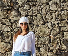 Load image into Gallery viewer, Ribbed Crochet Beanie Pattern | The Paola Beanie
